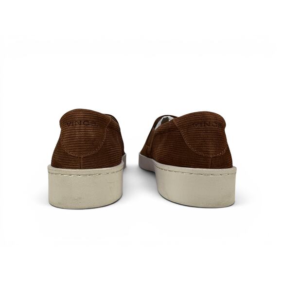 Vince Pacific M Slip On Sneakers Mens 9.5 Brown Corduroy Luxury Casual Shoes main image 6